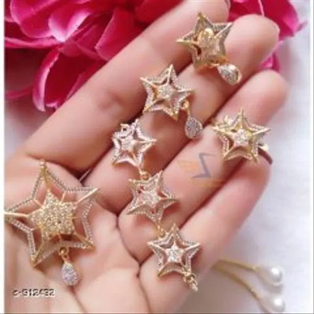 Alloy Jewellery Set for Women, Set of 1 (Multicolor)