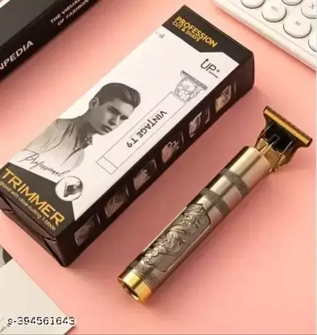 Rechargeable Professional Hair Trimmer for Men & Women, Gold