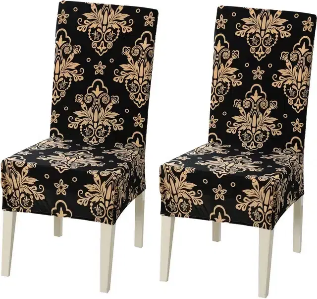 Polycotton Chair Cover, Multicolor, Pack of 2