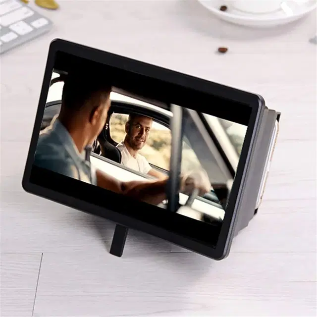 3D Screen Amplifier Compatible with All Smartphones, Multicolor