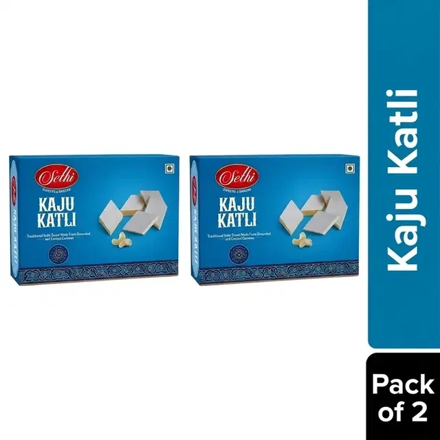 Sethi Kaju Katli 2X200 g (Pack of 2)