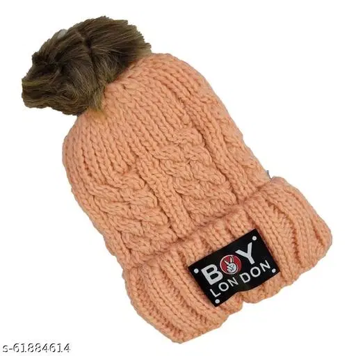 Woolen Cap for Women (Multicolor)