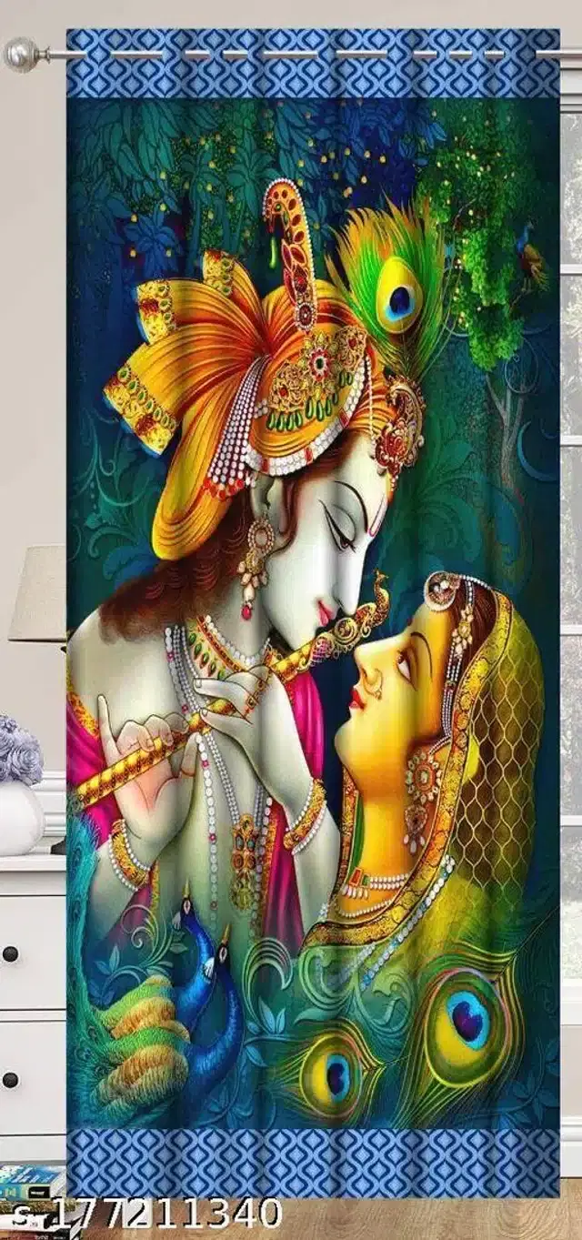 Curtains for Door, Multicolor, 5 Feet