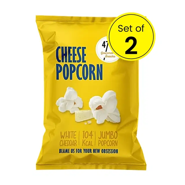 4700 BC Cheese Jumbo Popcorn 2X22 g (Pack of 2)