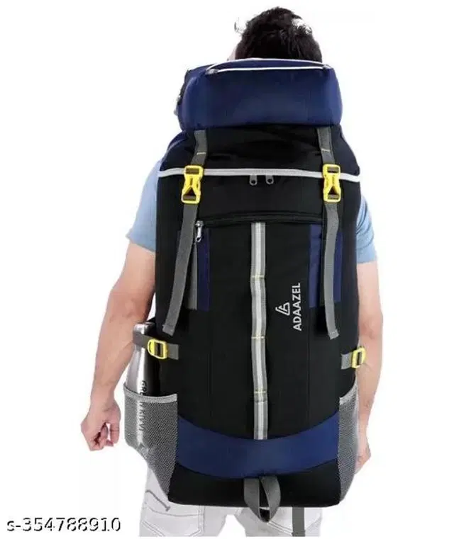 Hiking Backpack for Men & Women, Navy Blue & Black