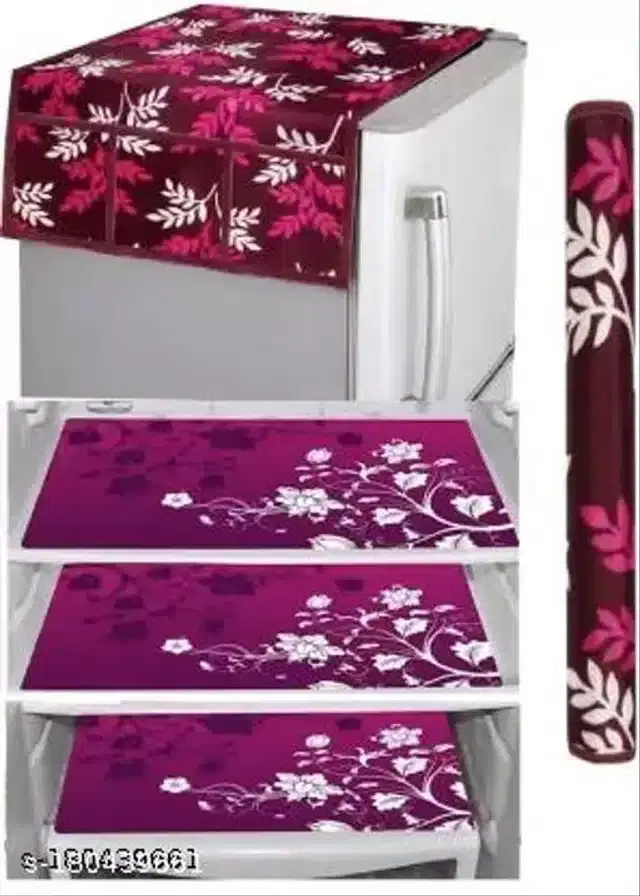 Fridge Cover Set, Multicolor, Set of 5