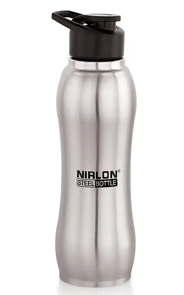 Stainless Steel Insulated Single Wall Water Bottle, Silver, 750 ml