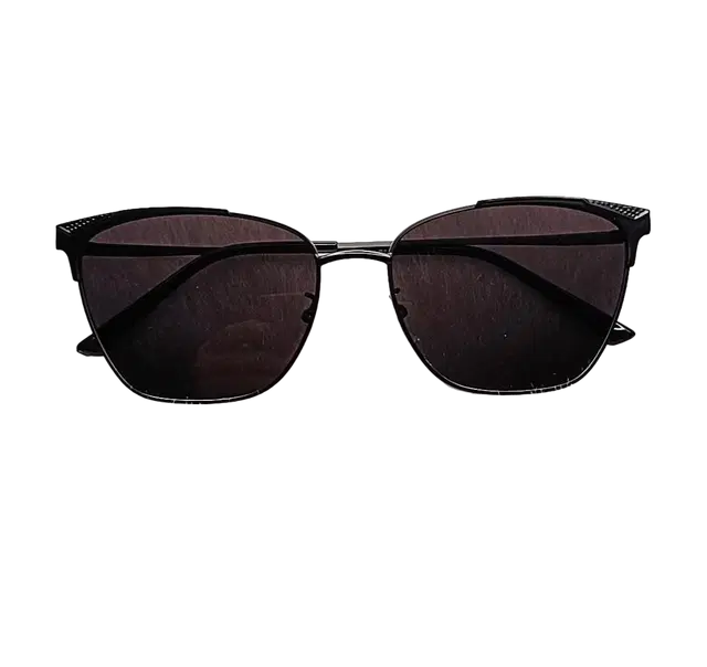 UV Protected Stylish Sunglass for Women (Black)