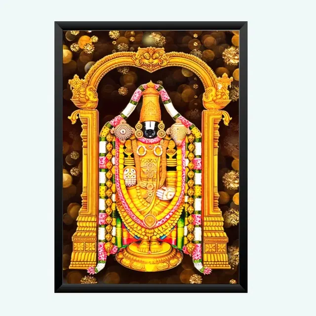 Polyester Photo Frame, Black, 5x7 inches