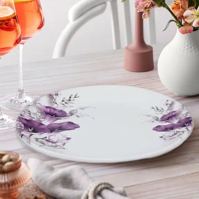 SILVER SPOON Melamine Half Plate, 19cm Dia, Pack of 1