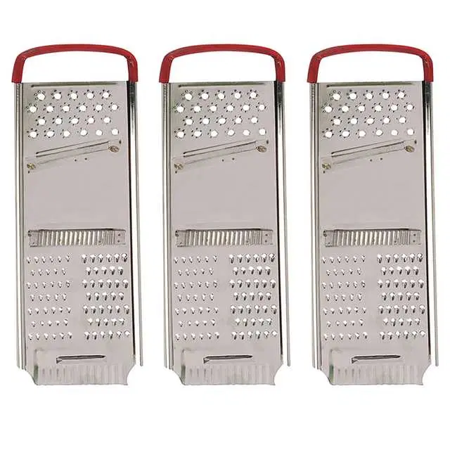 Potato Chipser Cheese Grater Slicer Vegetable Grater For Kitchen, Pack of 3, OC-084
