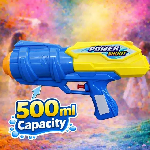 Power Shoot Big  Pichkari 500 ml (Pack of 1) Multicolor