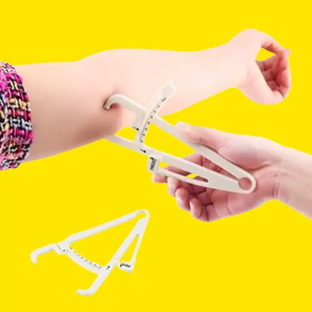 Lightweight Eco-Friendly Body Fat Measuring Caliper, Multicolor, Pack of 1