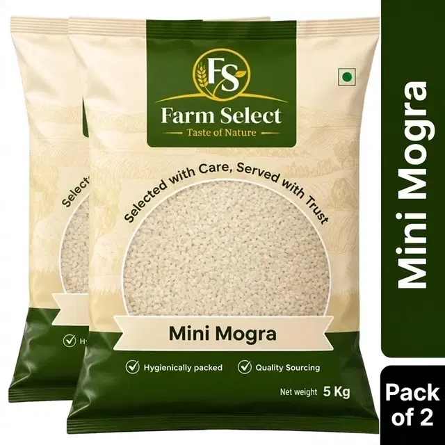 Farm Select Mini Mogra 2X5 Kg. 3mm - Pack of 2