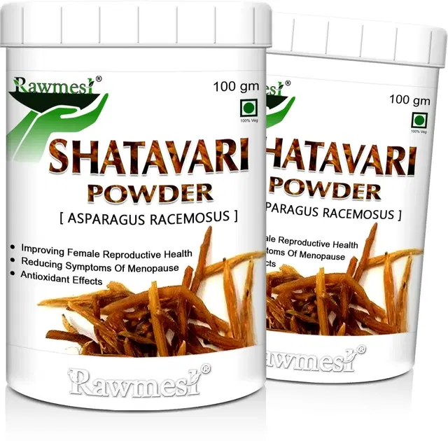 Pure Ayurvedic Organic Shatavari Root Powder, 100 g, Pack of 2
