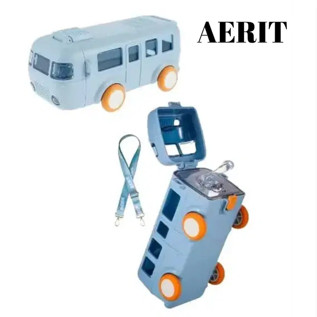 Plastic Bus Shape Sipper Bottle for Kids, Multicolor (1000 ml)