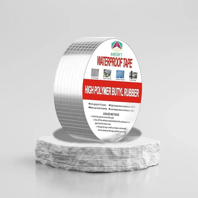 Aluminium Single Sided Self Adhesive Tape, Silver, 5 m