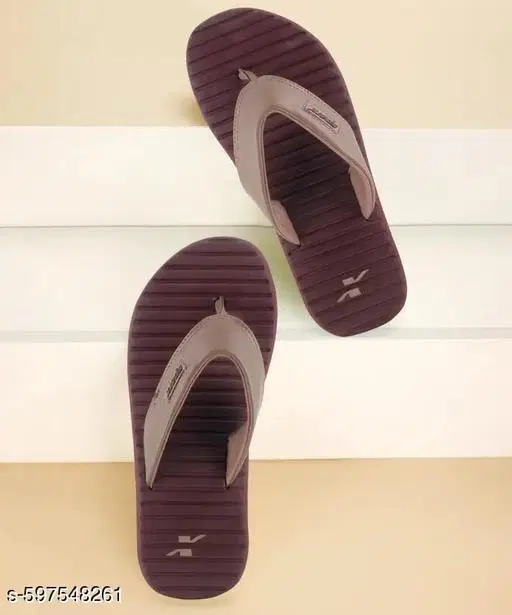 Sparx EVA Flip-flops for Men (Brown, 6)