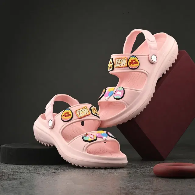 Clogs for Women (Peach, 5)