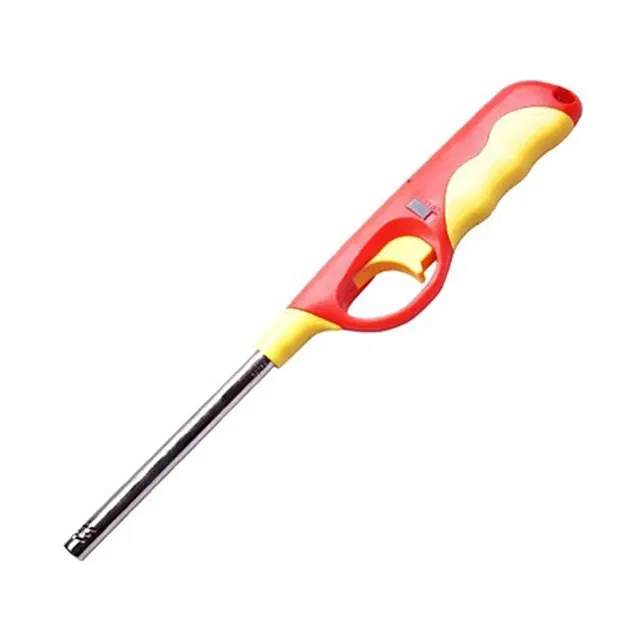 Stainless Steel Refillable Adjustable Flame Kitchen Gas Stove Lighter, Assorted