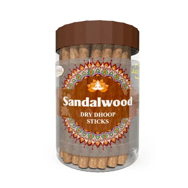 Patanjali Aastha Sandal Dry Dhoop Stick 200 g