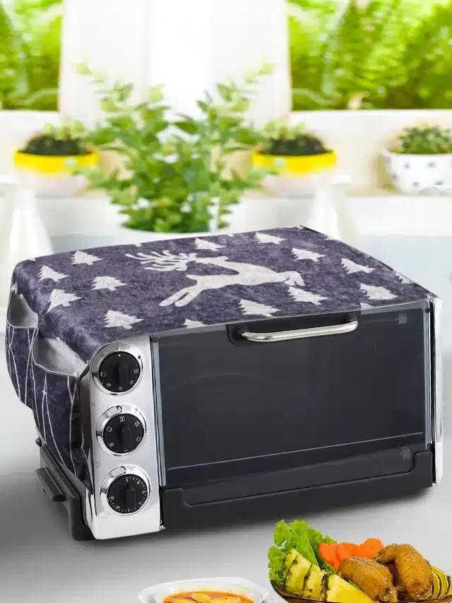 Microwave Cover with  Pockets, Multicolor