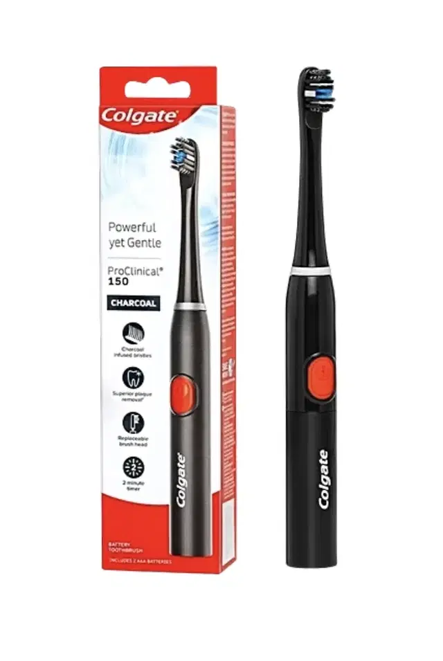 Colgate Proclinical 150 Charcoal Sonic Electric Toothbrush With Replaceable Brush Head (1 Pc)