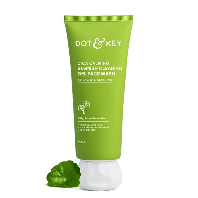 Dot & Key Cica Calming Clearing Gel Face Wash 100 ml