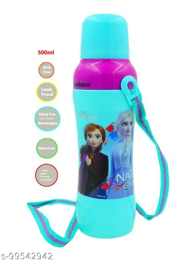 Plastic Water Bottle, Green, 500 ml