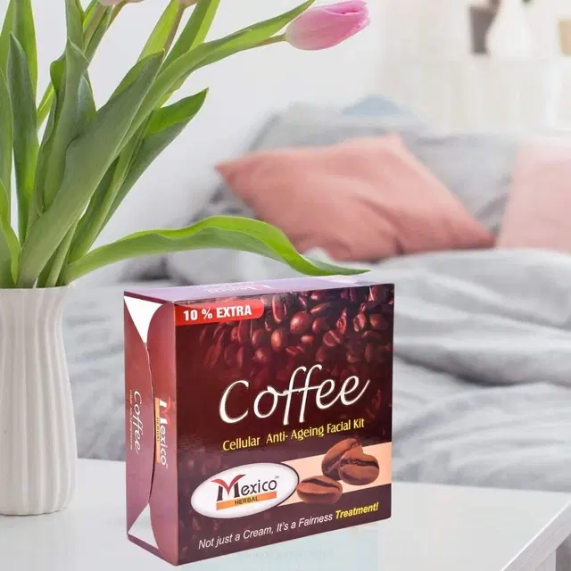 Maxico Herbal Coffee Facial Kit, Pack of 2