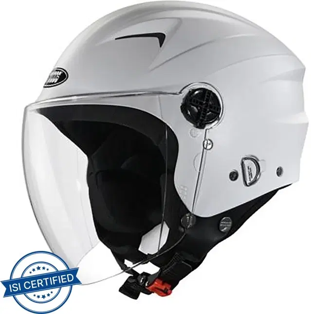 STUDDS RAY Motorbike Helmet, White. Pack of 1, Size L