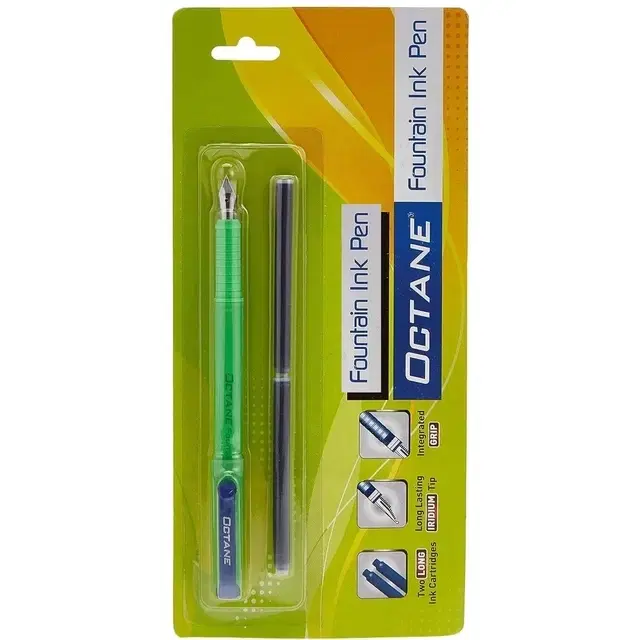 Classmate Octane Fountain Pen With 2 Ink Cartridges