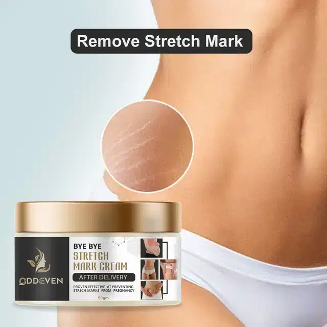 Oddeven Bye Stretch Marks Cream, 100 g