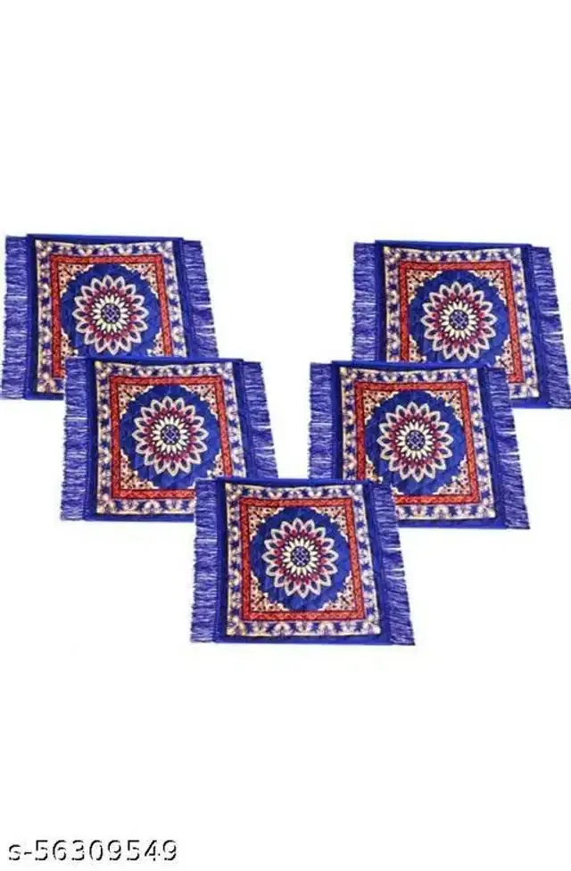 Prayer Mats, Blue, 20x20x0.5 inches, Pack of 5