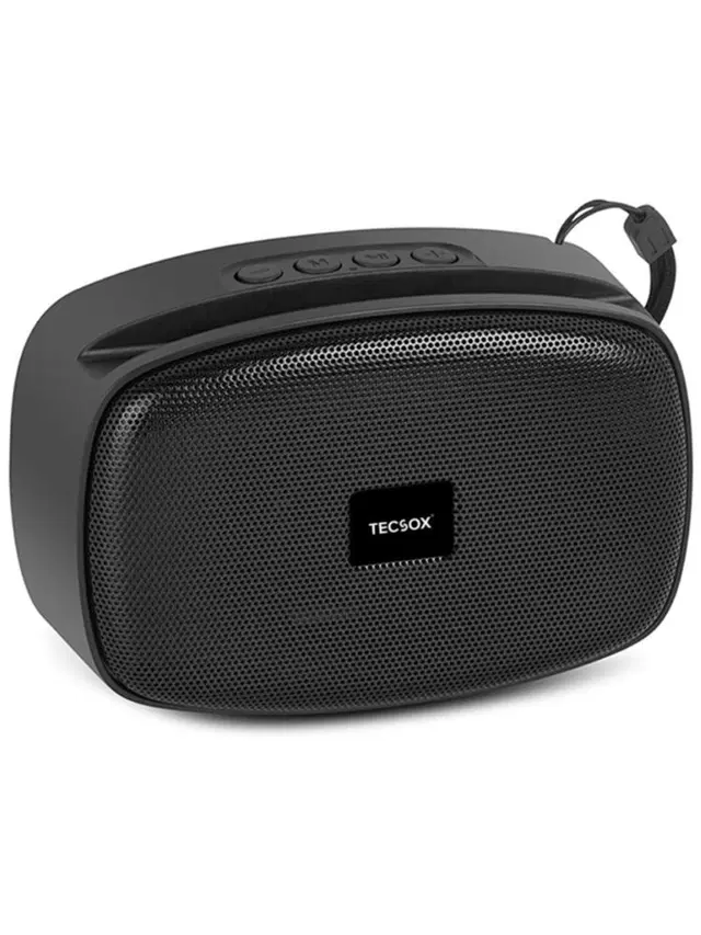 Tecsox Stone351 5 W Bluetooth Speaker, Black with V 5.1 with USB,SD card Slot,Aux Playback Time 6 hrs