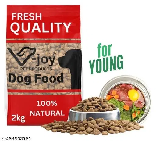 Dry Food for Young Dog, Chicken & Rice With Salmon & Ocean Fish Pack 2kg, (Pack Of 1)