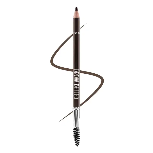 Mars Brow Better Eyebrow Pencil With Spoolie (1.4 g, Dark Brown)