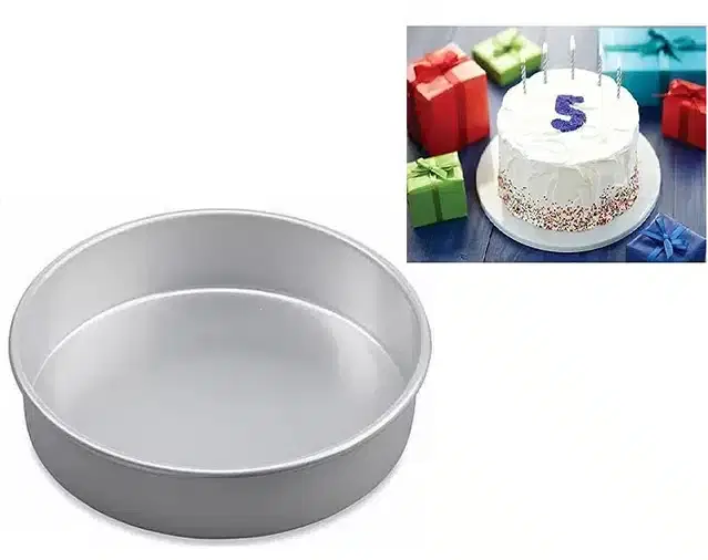 Aluminium Cake Mould for Kitchen, Silver