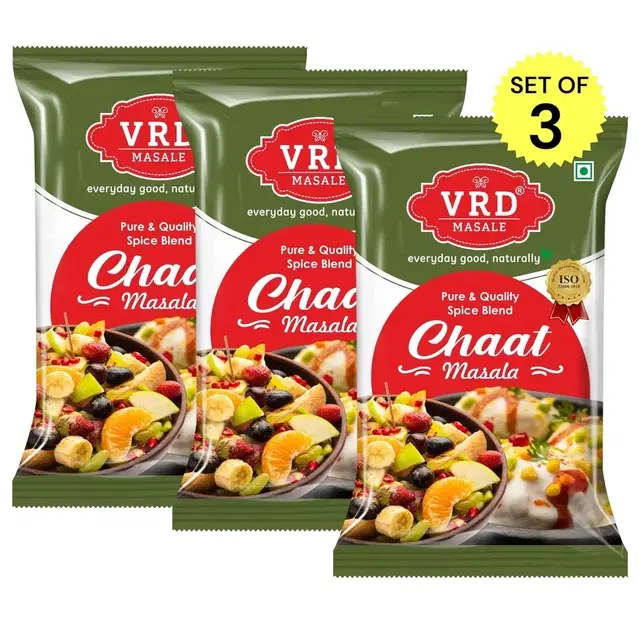 Vrd Chaat Masala 15 g (Pouch) (Set Of 3)