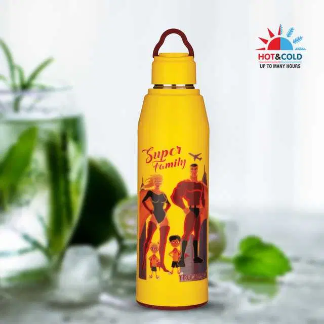 Trueware Zapp 800 Water Bottle Super Family, 700 ml, Yellow, A-155