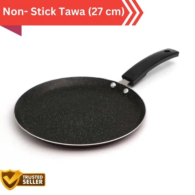 POOJA Non-Stick Tava, 27 cm Dia, Pack of 1