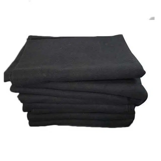 Cotton Double Bed Bed Blankets Size, Black, 90X90 Inch, Pack Of 4, Mo-047