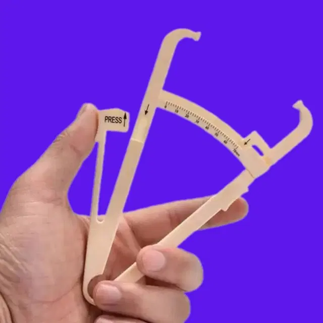 Lightweight Eco-Friendly Body Fat Measuring Caliper, Multicolor, Pack of 1