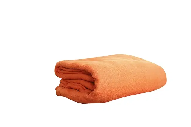 Fleece Blanket, Orange, 60x90 Inches
