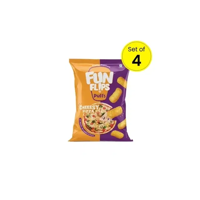 Fun Flips Cheesy Pizza 4X63 g