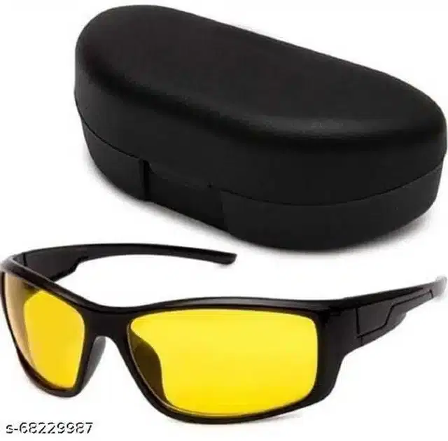 Sunglasses For Men (Black & Yellow)