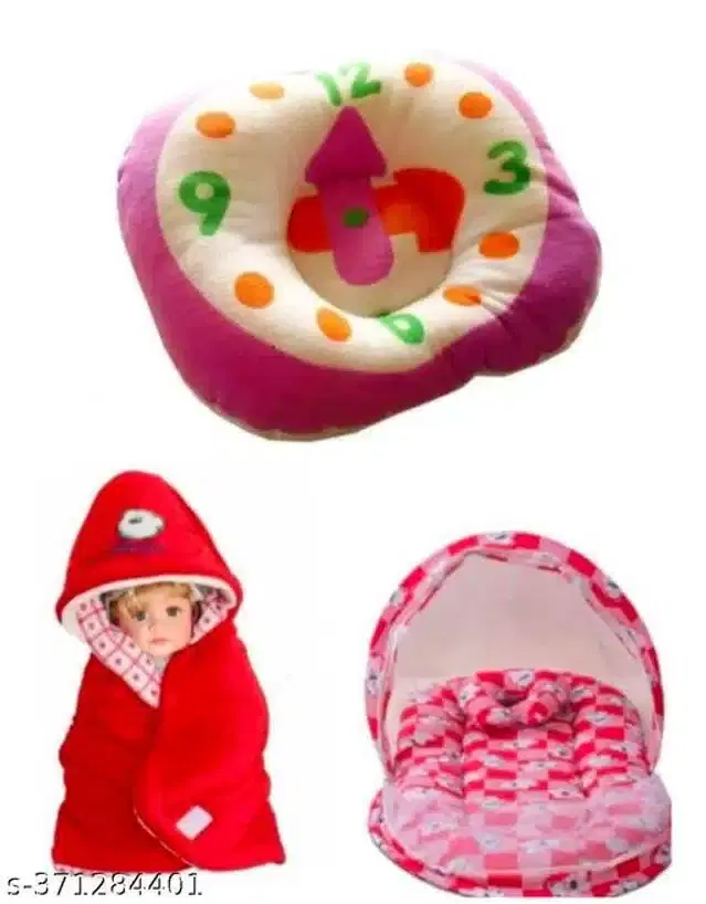 Combo of Baby Sleeping Set, Multicolor, Set of 3