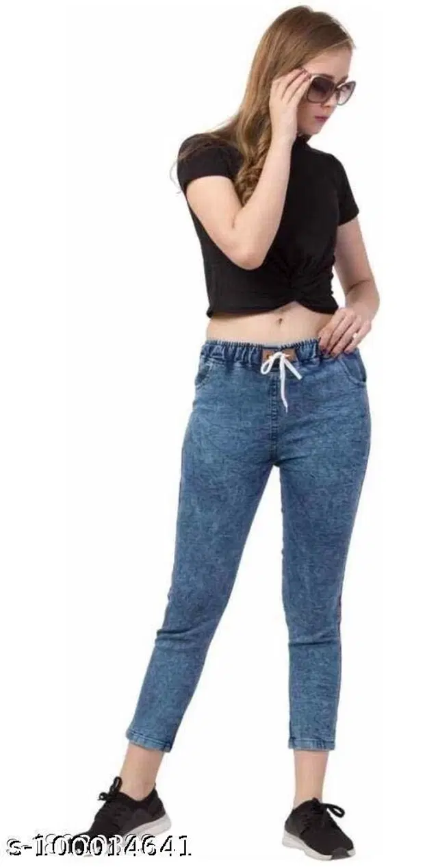 Denim Jeans for Women (Blue, 28)