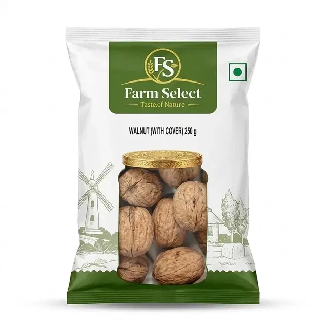 Farm Select Whole Walnut (with Cover) 250 g