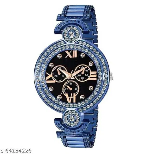 Analog Watch For Womens (Blue) (WS-323)